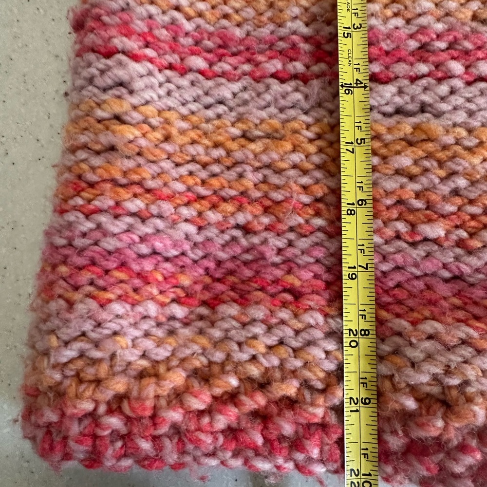Handmade Multicolor Sweater Vest. Sunset Pastel Colors. Crochet. Sz. Large? - Picture 10 of 11